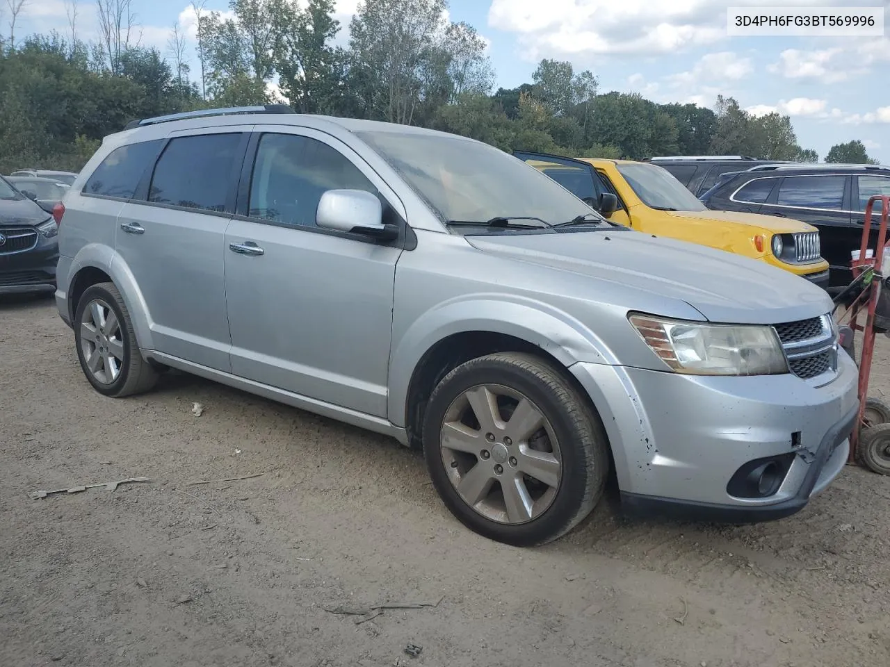 2011 Dodge Journey R/T VIN: 3D4PH6FG3BT569996 Lot: 71851954