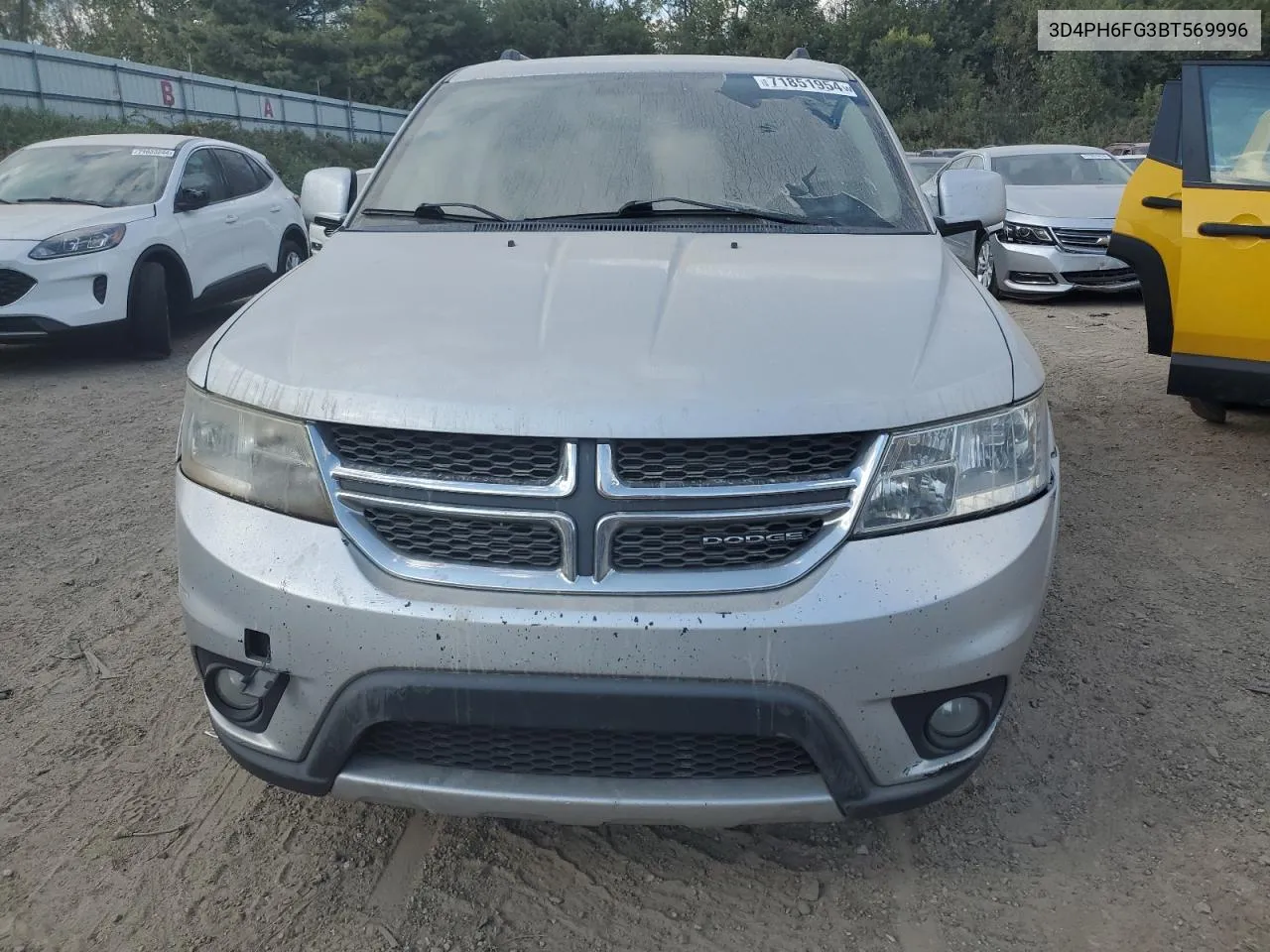 2011 Dodge Journey R/T VIN: 3D4PH6FG3BT569996 Lot: 71851954