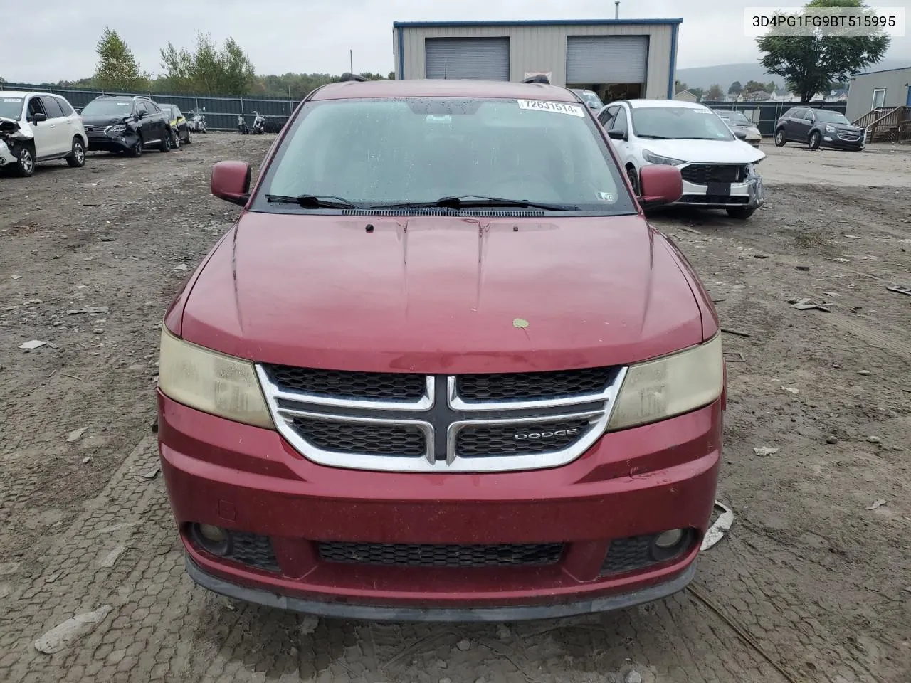 2011 Dodge Journey Mainstreet VIN: 3D4PG1FG9BT515995 Lot: 72631514