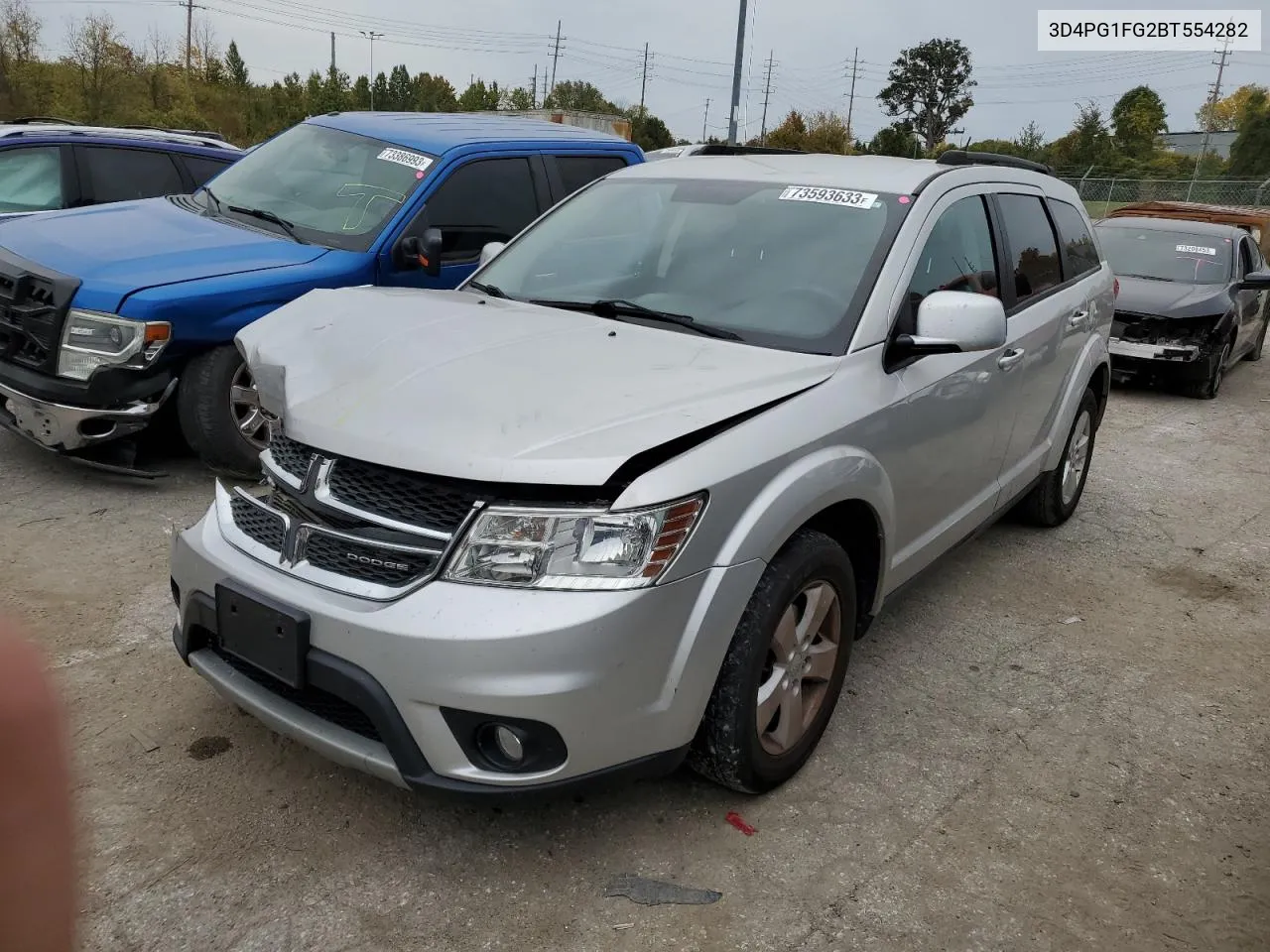 2011 Dodge Journey Mainstreet VIN: 3D4PG1FG2BT554282 Lot: 73593633