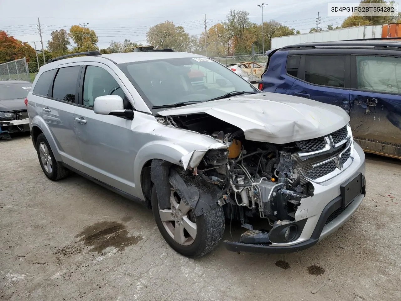 2011 Dodge Journey Mainstreet VIN: 3D4PG1FG2BT554282 Lot: 73593633