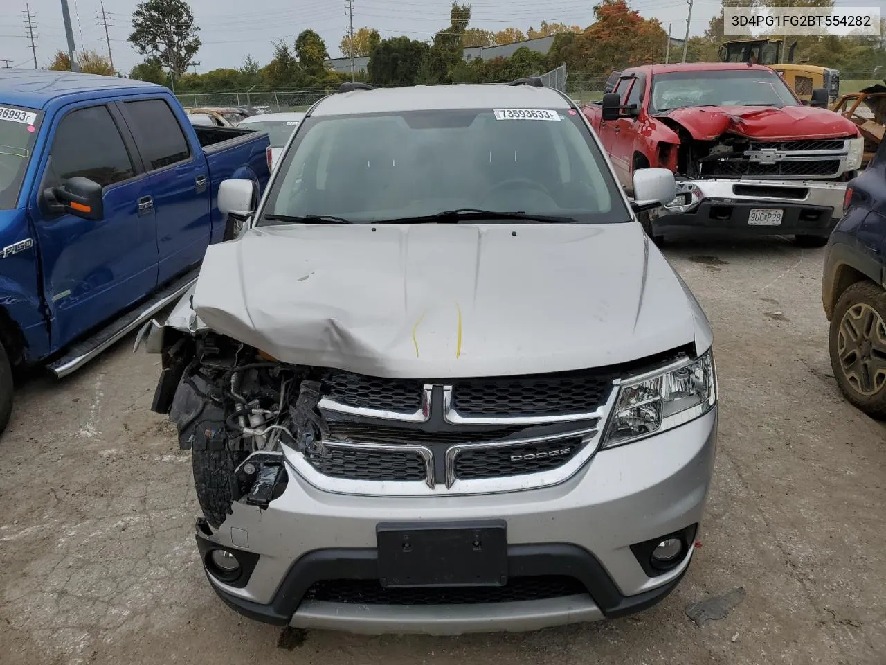 2011 Dodge Journey Mainstreet VIN: 3D4PG1FG2BT554282 Lot: 73593633