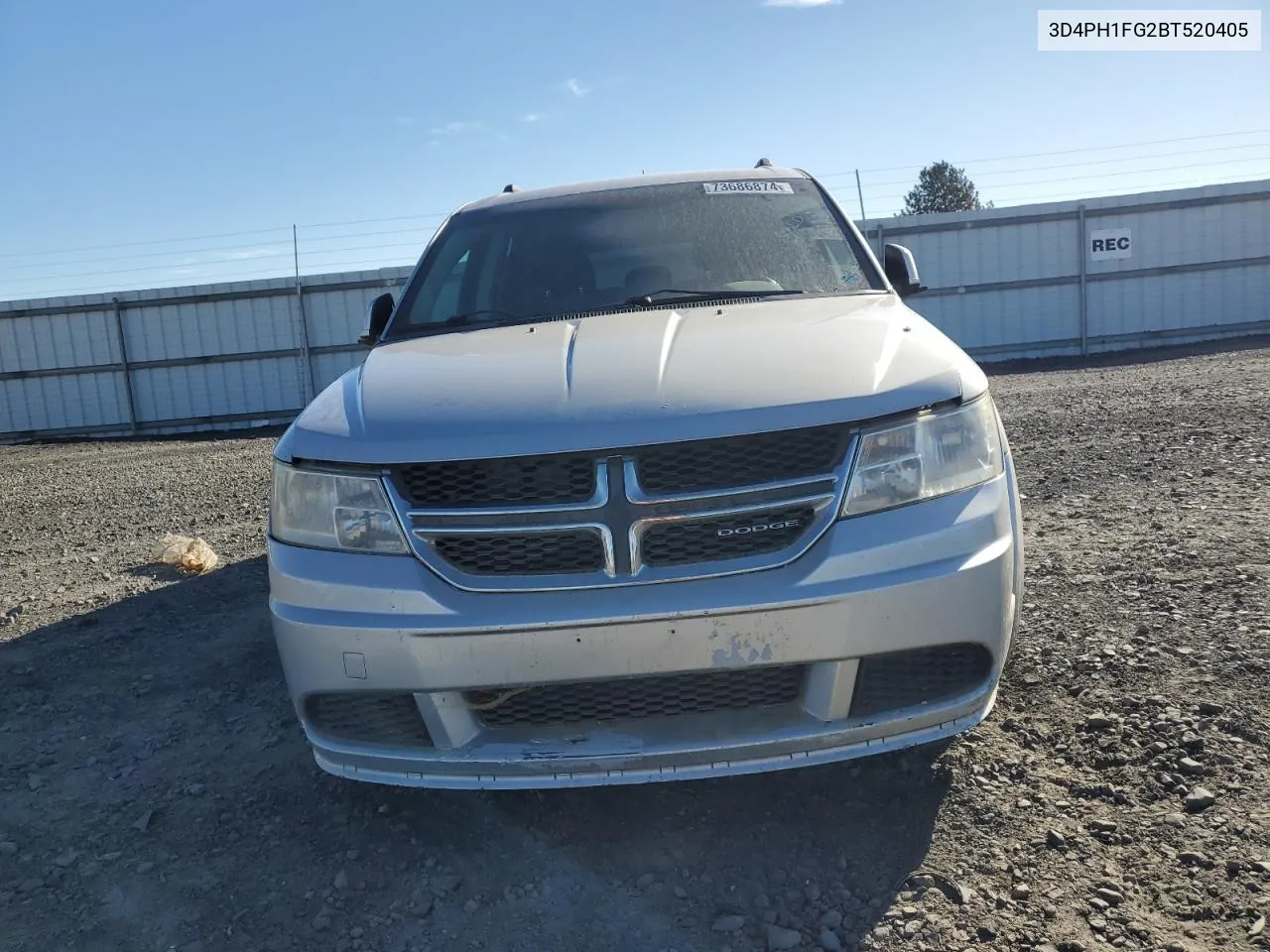 2011 Dodge Journey Mainstreet VIN: 3D4PH1FG2BT520405 Lot: 73686874