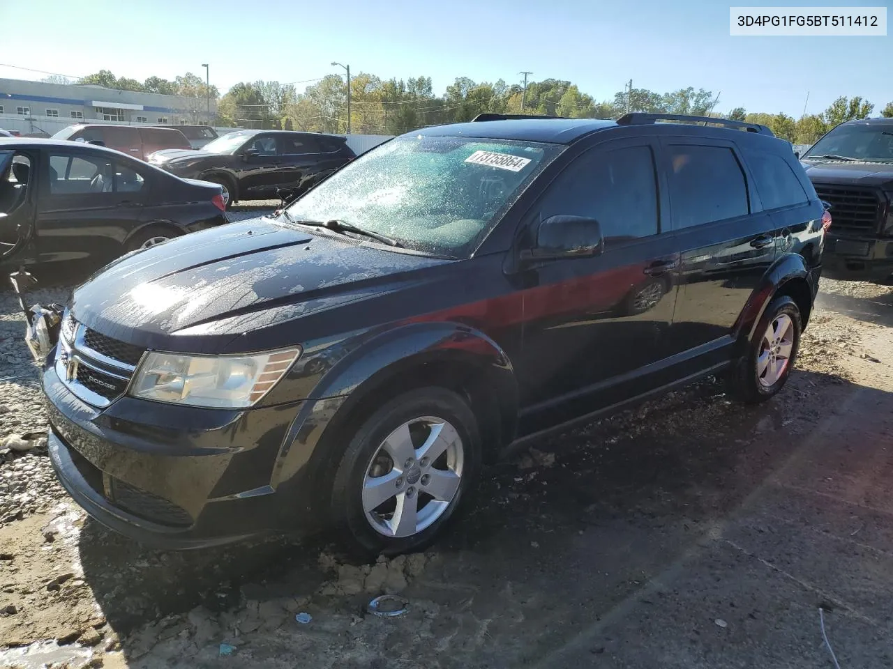 2011 Dodge Journey Mainstreet VIN: 3D4PG1FG5BT511412 Lot: 73755864