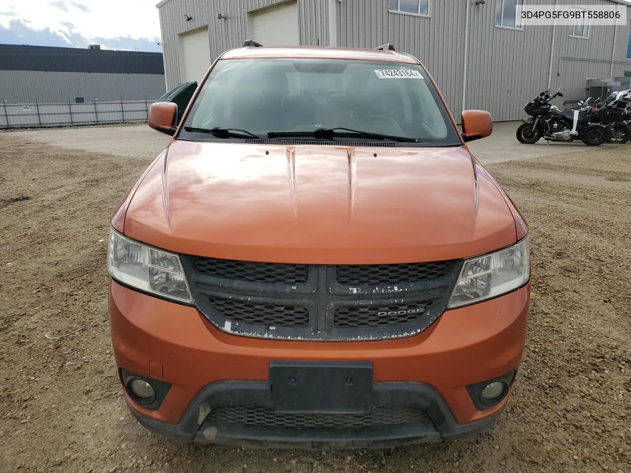 2011 Dodge Journey Sxt VIN: 3D4PG5FG9BT558806 Lot: 74243164