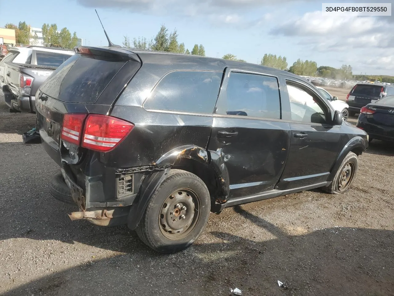 2011 Dodge Journey Express VIN: 3D4PG4FB0BT529550 Lot: 74446894