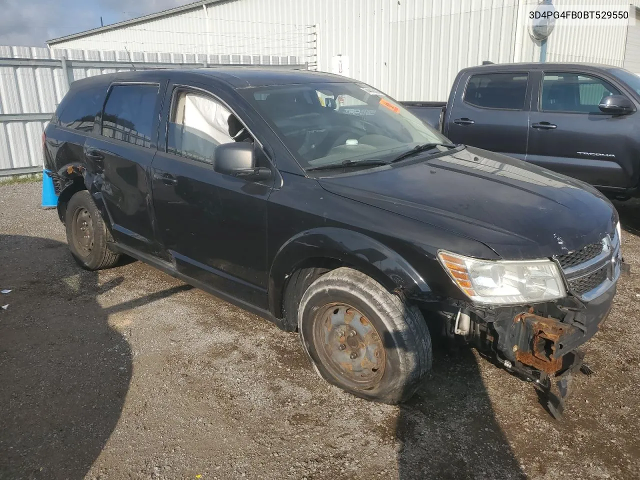 2011 Dodge Journey Express VIN: 3D4PG4FB0BT529550 Lot: 74446894