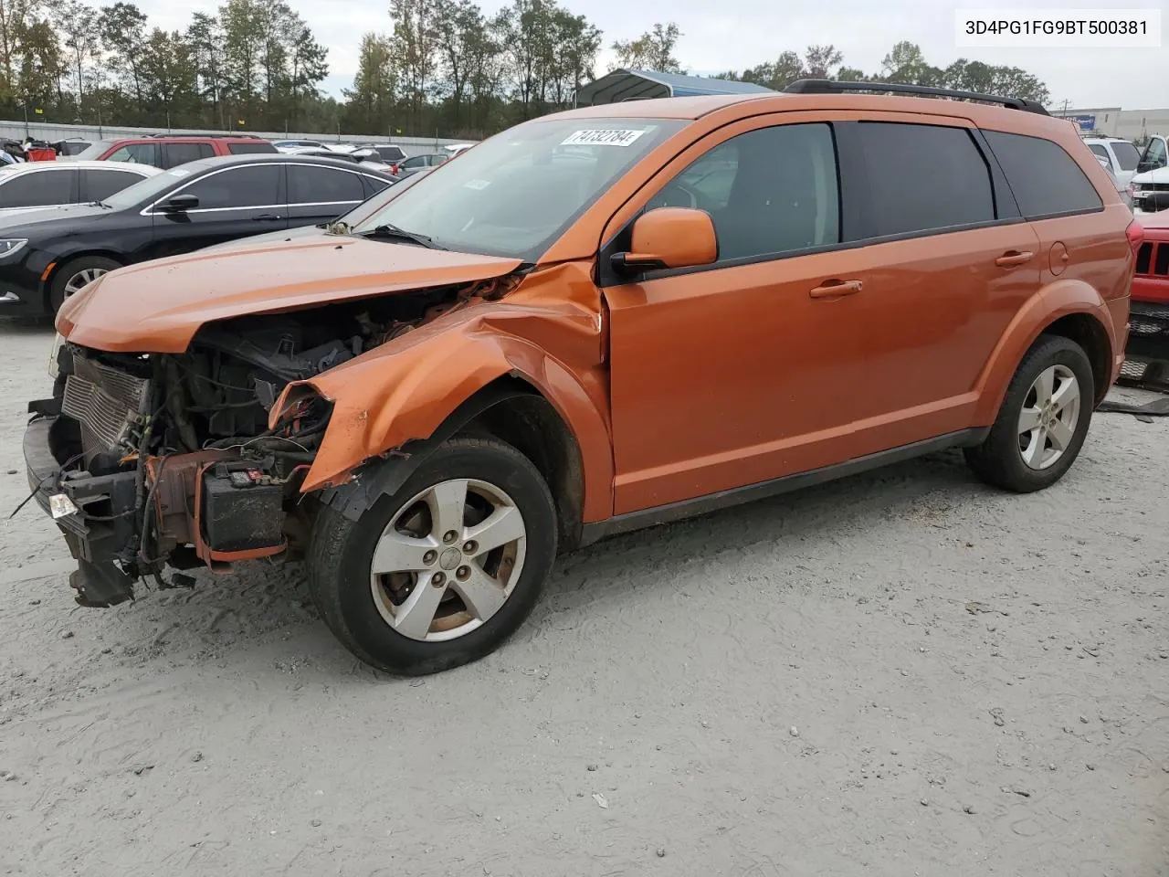 2011 Dodge Journey Mainstreet VIN: 3D4PG1FG9BT500381 Lot: 74732784