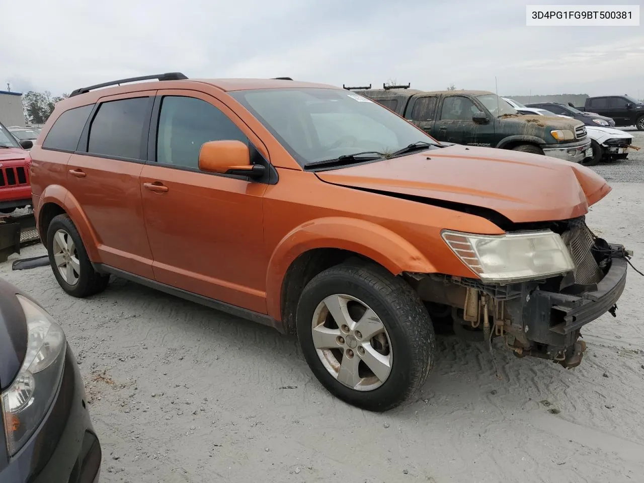 2011 Dodge Journey Mainstreet VIN: 3D4PG1FG9BT500381 Lot: 74732784