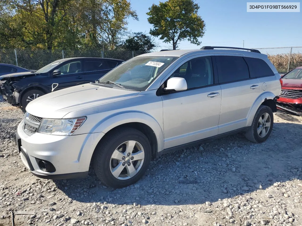 2011 Dodge Journey Mainstreet VIN: 3D4PG1FG9BT566929 Lot: 75710584