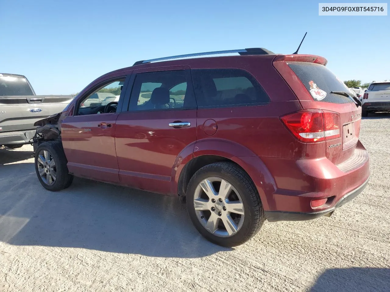 2011 Dodge Journey Lux VIN: 3D4PG9FGXBT545716 Lot: 76778764