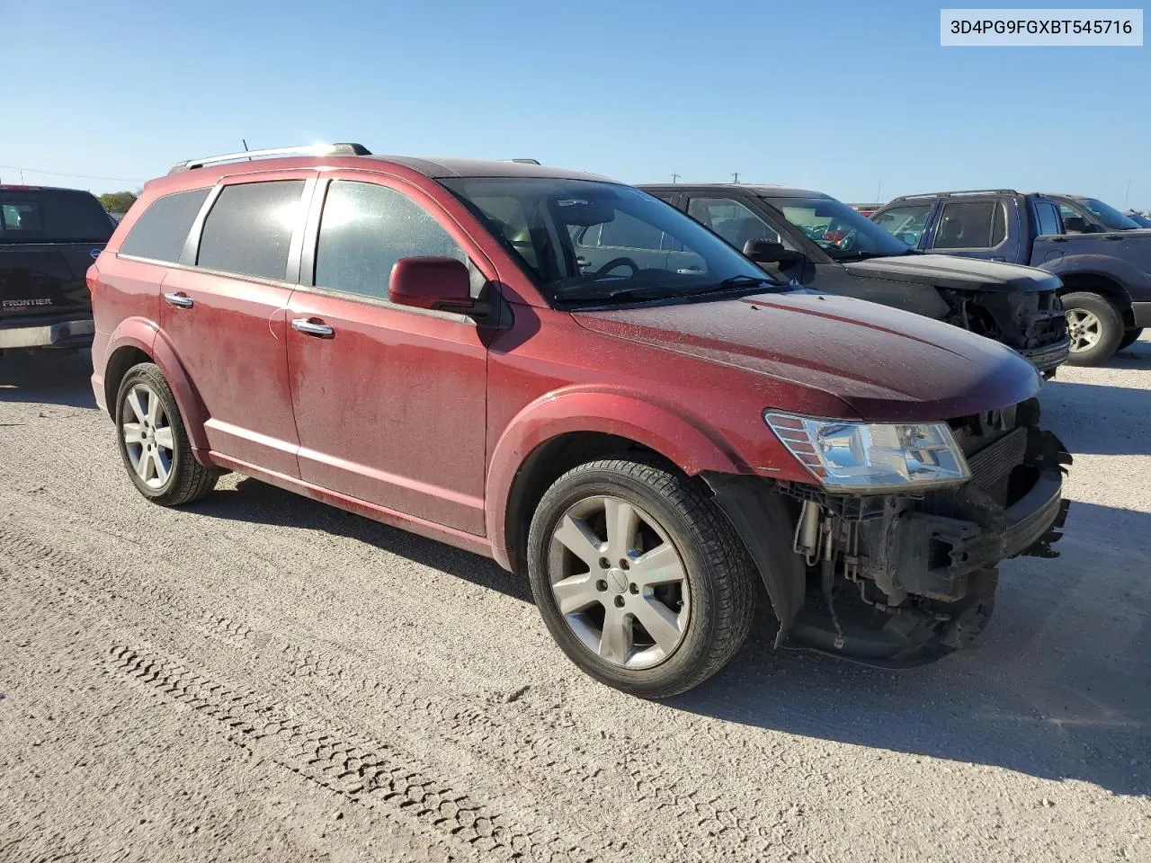 2011 Dodge Journey Lux VIN: 3D4PG9FGXBT545716 Lot: 76778764