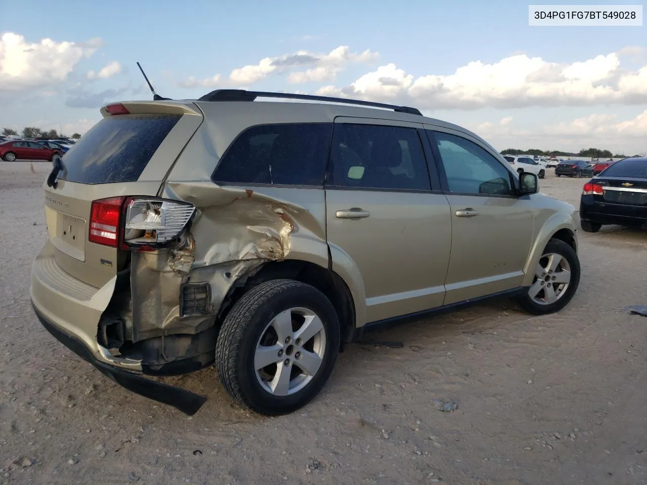 2011 Dodge Journey Mainstreet VIN: 3D4PG1FG7BT549028 Lot: 76791644