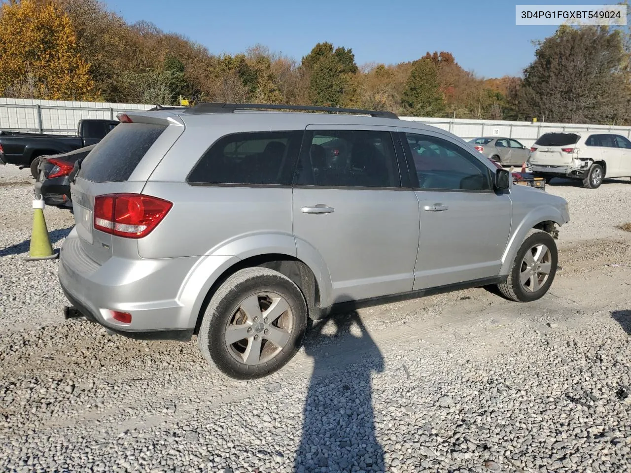 2011 Dodge Journey Mainstreet VIN: 3D4PG1FGXBT549024 Lot: 77633754