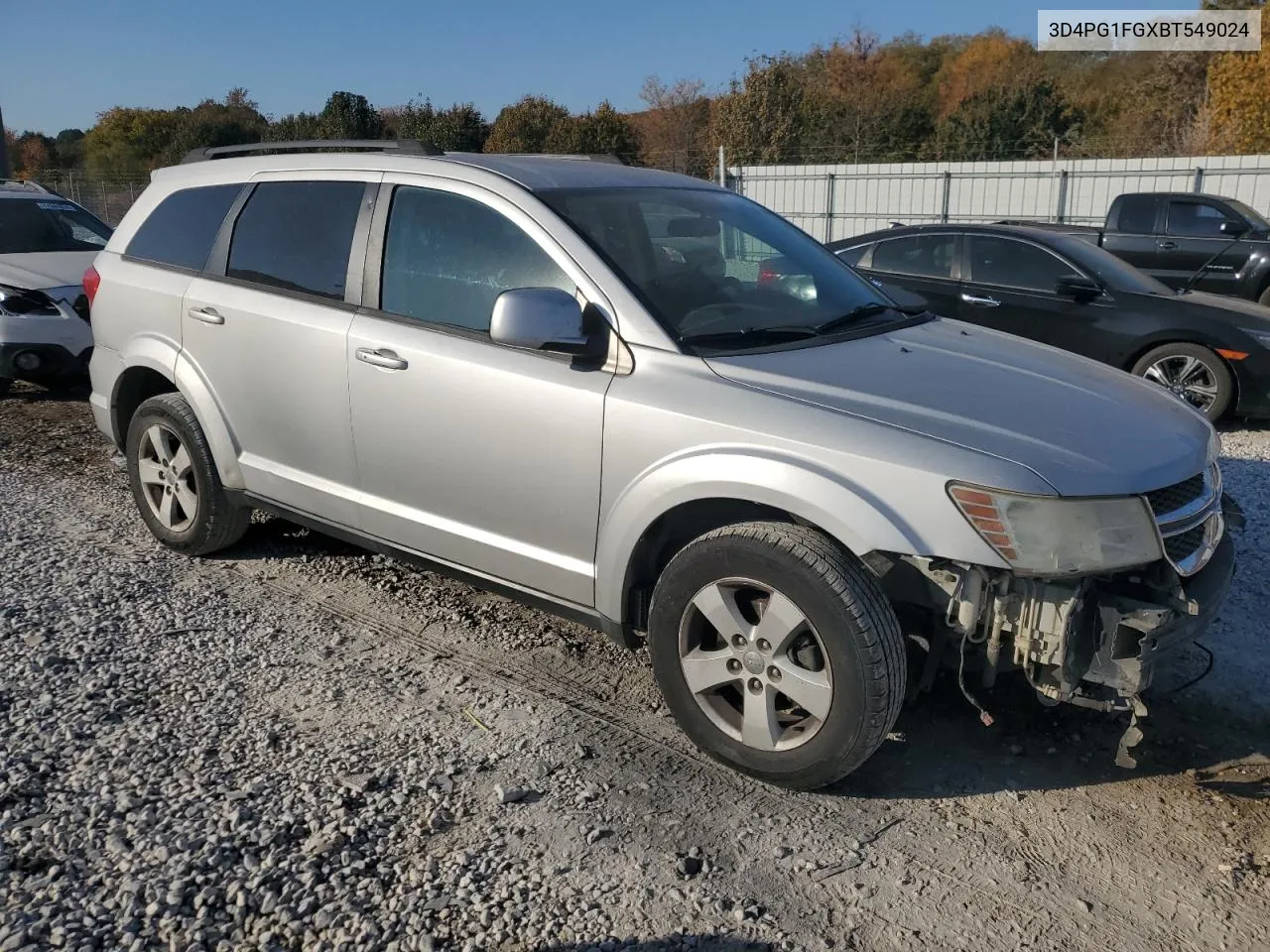 2011 Dodge Journey Mainstreet VIN: 3D4PG1FGXBT549024 Lot: 77633754