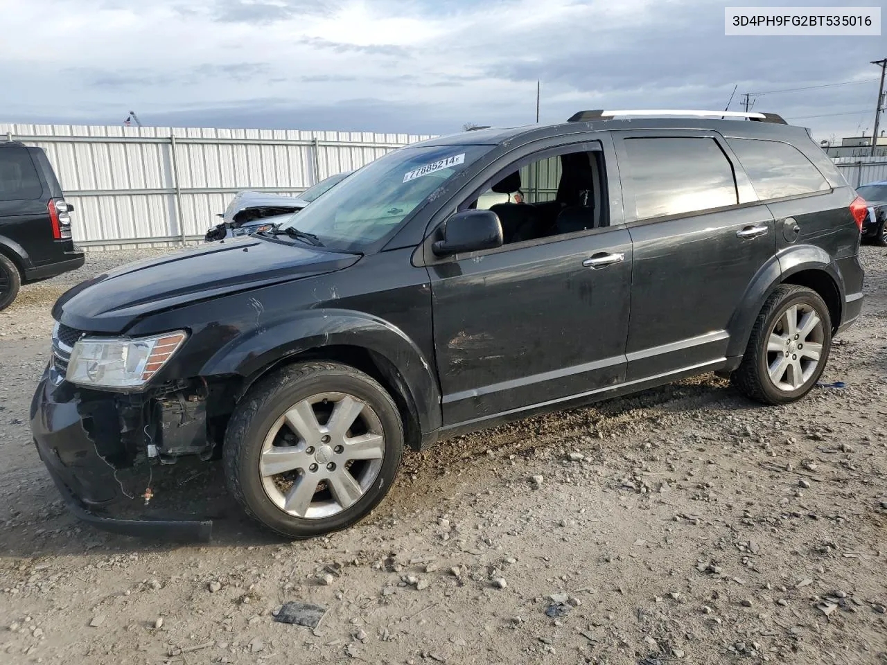 2011 Dodge Journey Lux VIN: 3D4PH9FG2BT535016 Lot: 77885214