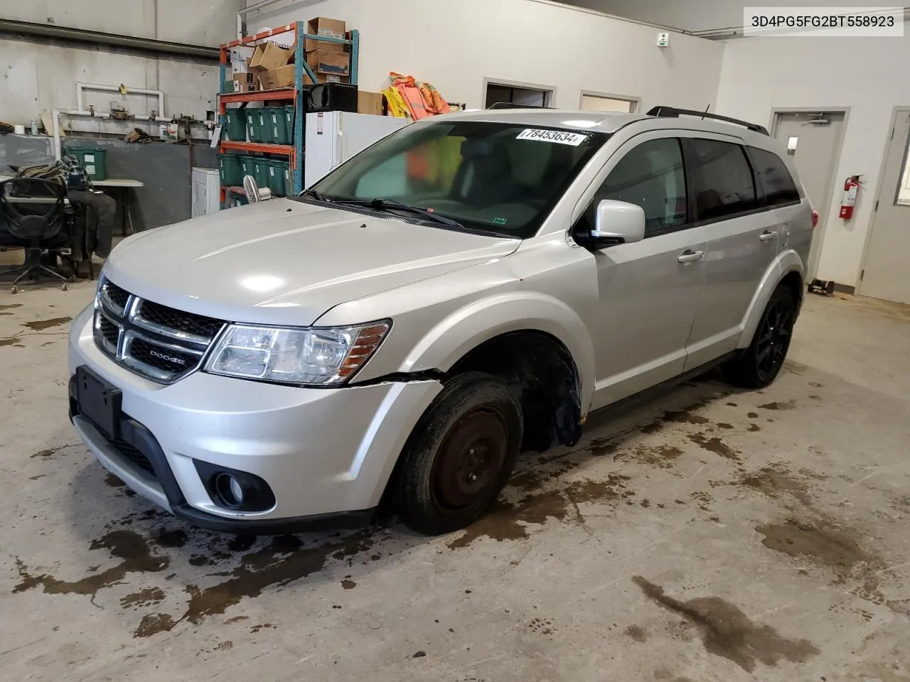 2011 Dodge Journey Sxt VIN: 3D4PG5FG2BT558923 Lot: 78453634