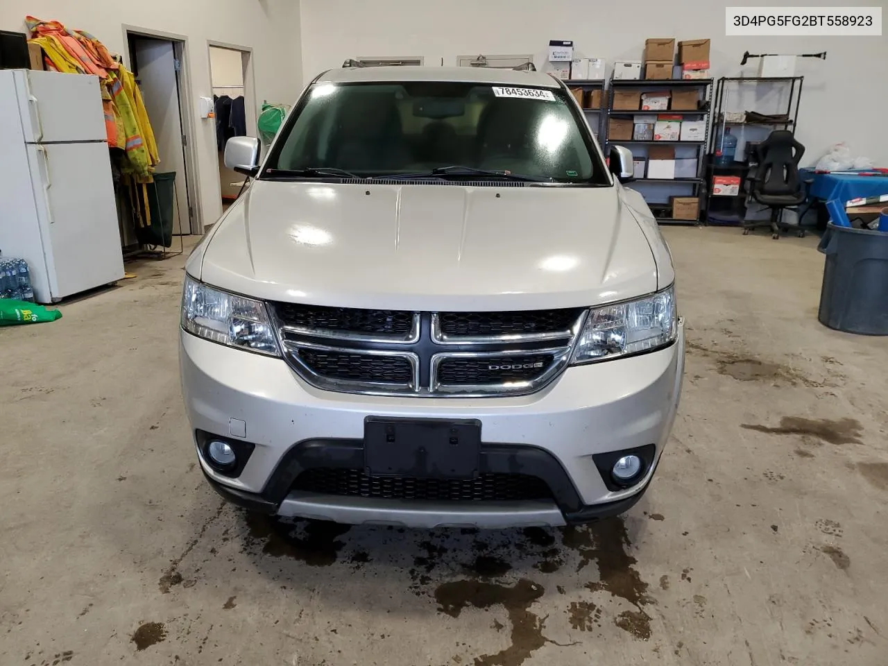 2011 Dodge Journey Sxt VIN: 3D4PG5FG2BT558923 Lot: 78453634