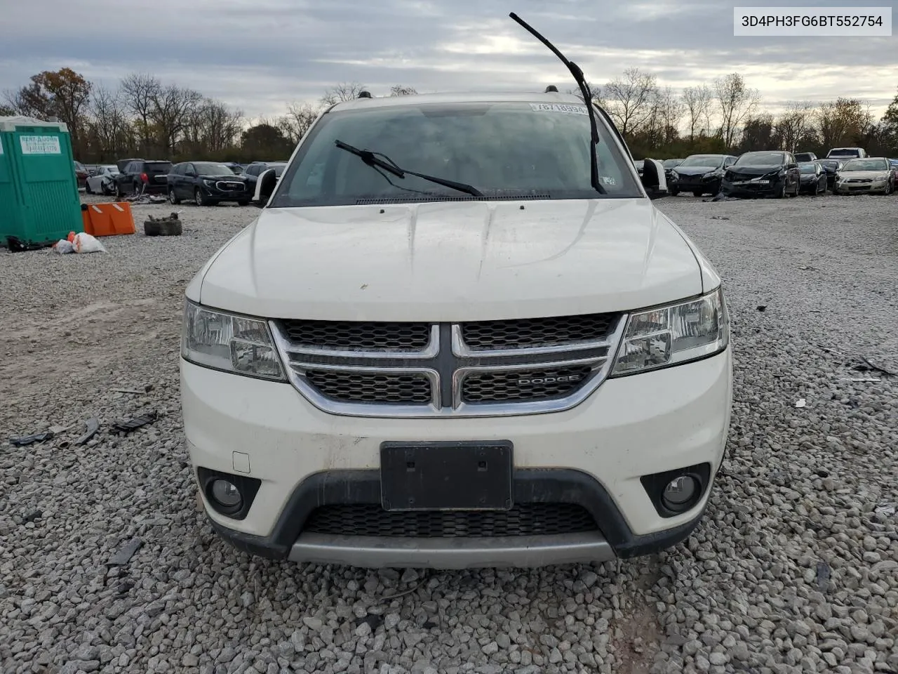 2011 Dodge Journey Crew VIN: 3D4PH3FG6BT552754 Lot: 78718994