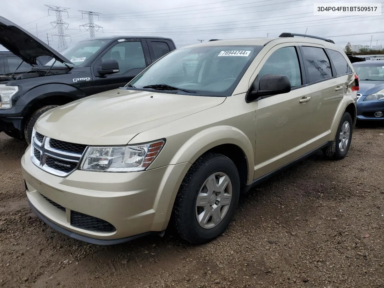 2011 Dodge Journey Express VIN: 3D4PG4FB1BT509517 Lot: 78944744