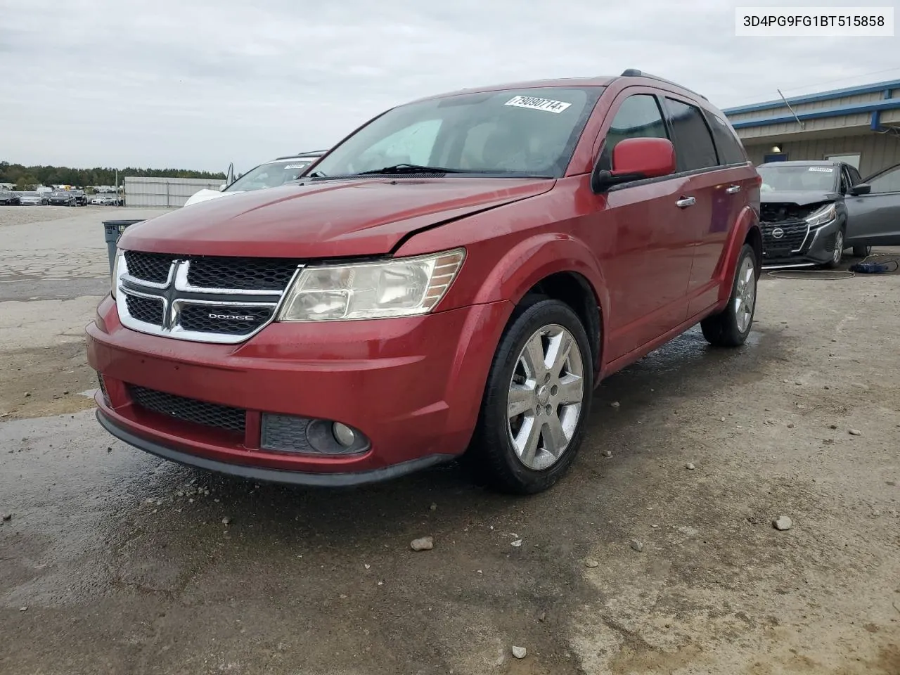 2011 Dodge Journey Lux VIN: 3D4PG9FG1BT515858 Lot: 79090714