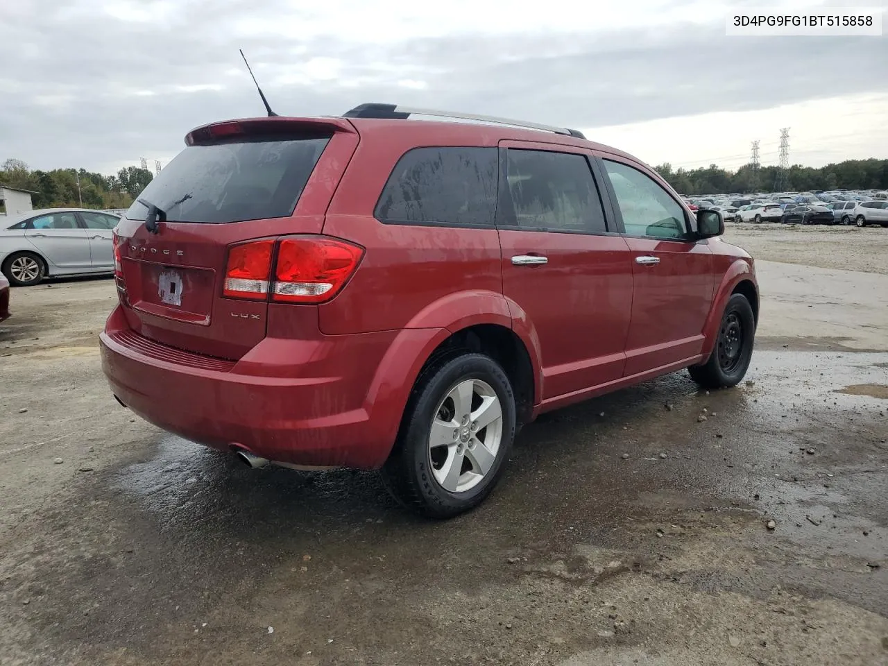 2011 Dodge Journey Lux VIN: 3D4PG9FG1BT515858 Lot: 79090714