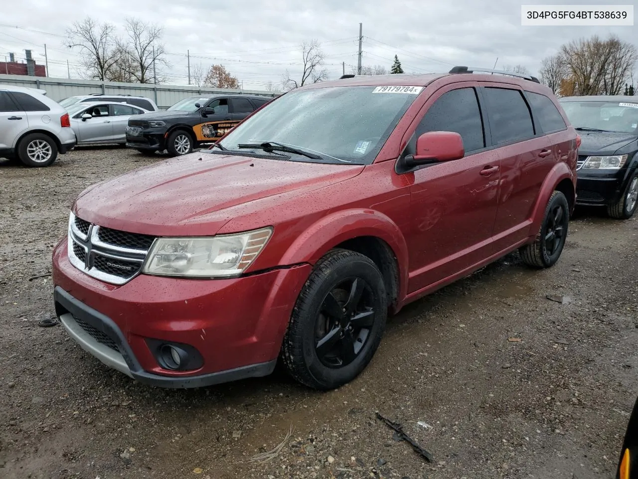 2011 Dodge Journey Sxt VIN: 3D4PG5FG4BT538639 Lot: 79179784