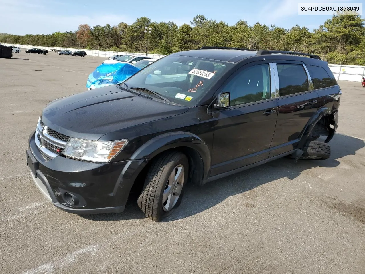 2012 Dodge Journey Sxt VIN: 3C4PDCBGXCT373049 Lot: 52632233