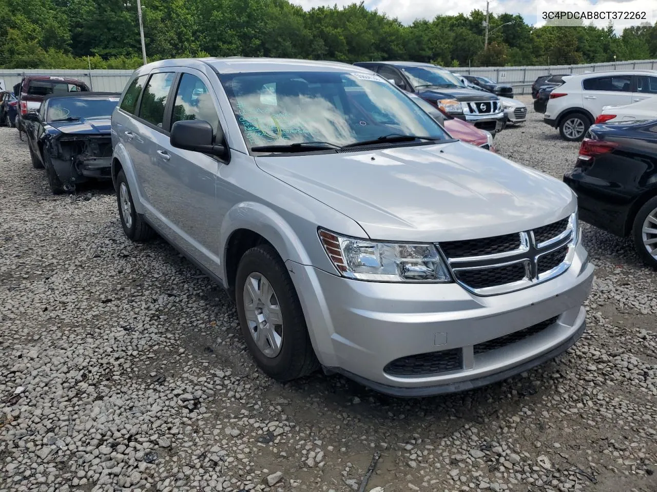 2012 Dodge Journey Se VIN: 3C4PDCAB8CT372262 Lot: 55884183