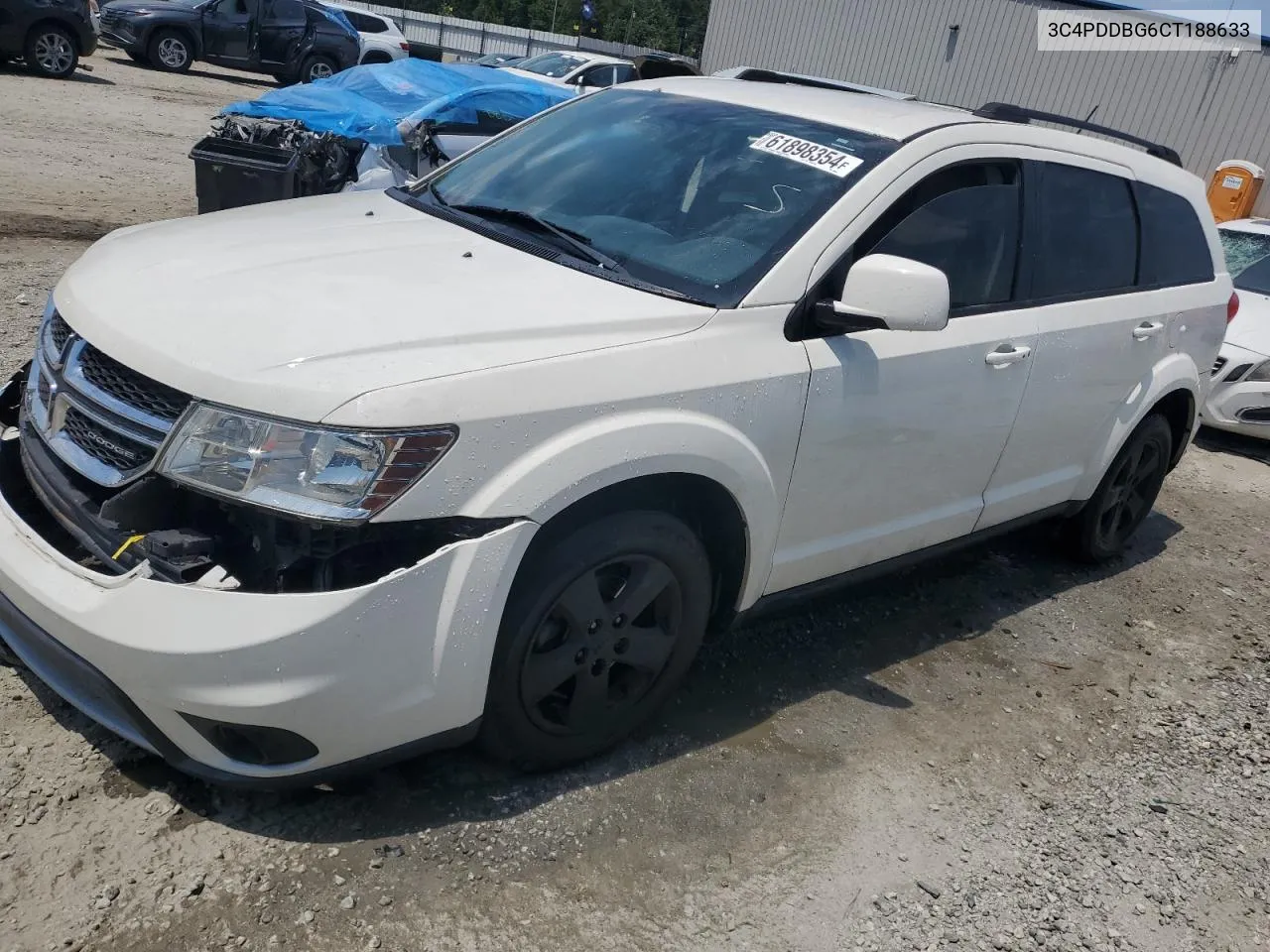 2012 Dodge Journey Sxt VIN: 3C4PDDBG6CT188633 Lot: 61898354