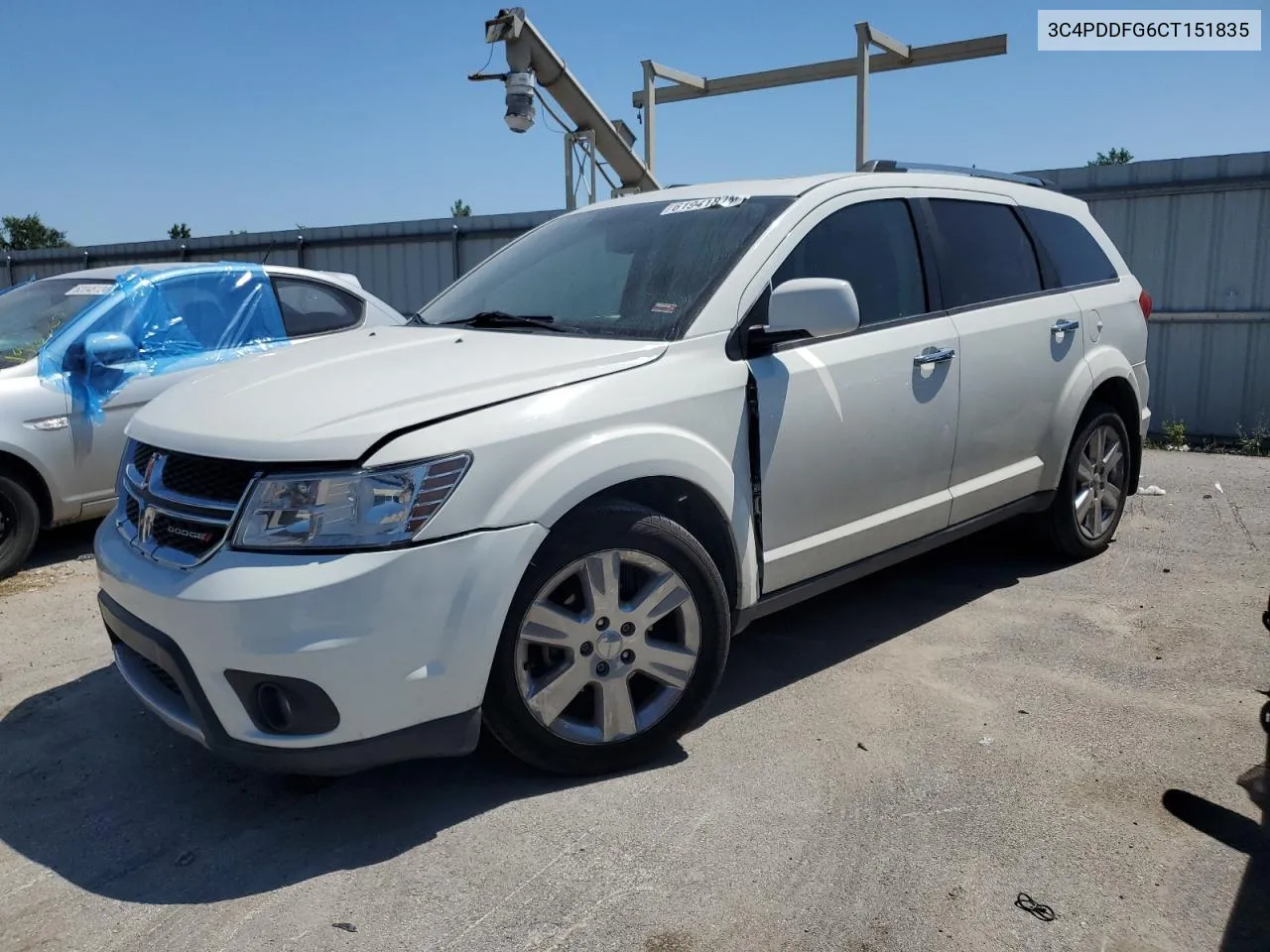 2012 Dodge Journey R/T VIN: 3C4PDDFG6CT151835 Lot: 61941874