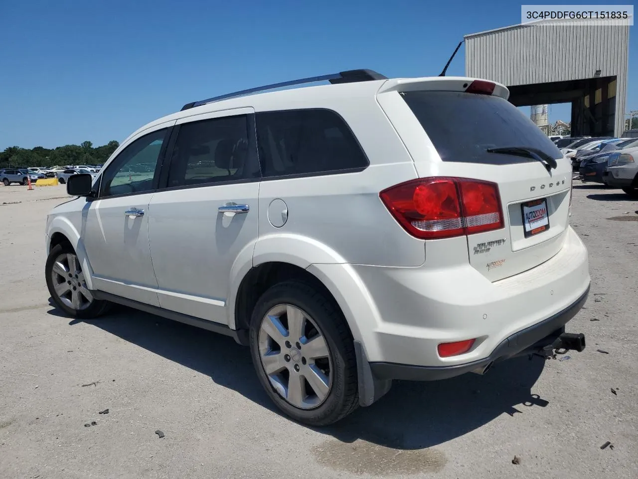 2012 Dodge Journey R/T VIN: 3C4PDDFG6CT151835 Lot: 61941874