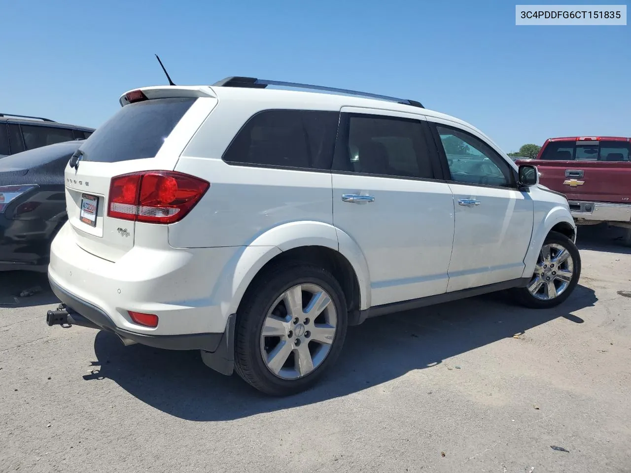 2012 Dodge Journey R/T VIN: 3C4PDDFG6CT151835 Lot: 61941874