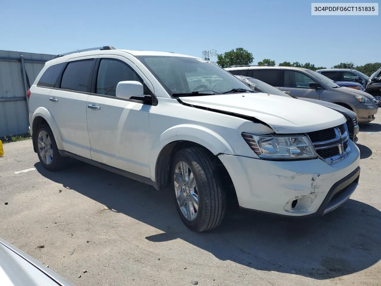 2012 Dodge Journey R/T VIN: 3C4PDDFG6CT151835 Lot: 61941874