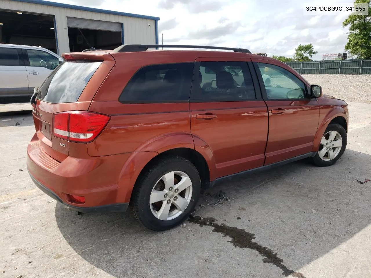 2012 Dodge Journey Sxt VIN: 3C4PDCBG9CT341855 Lot: 62456383