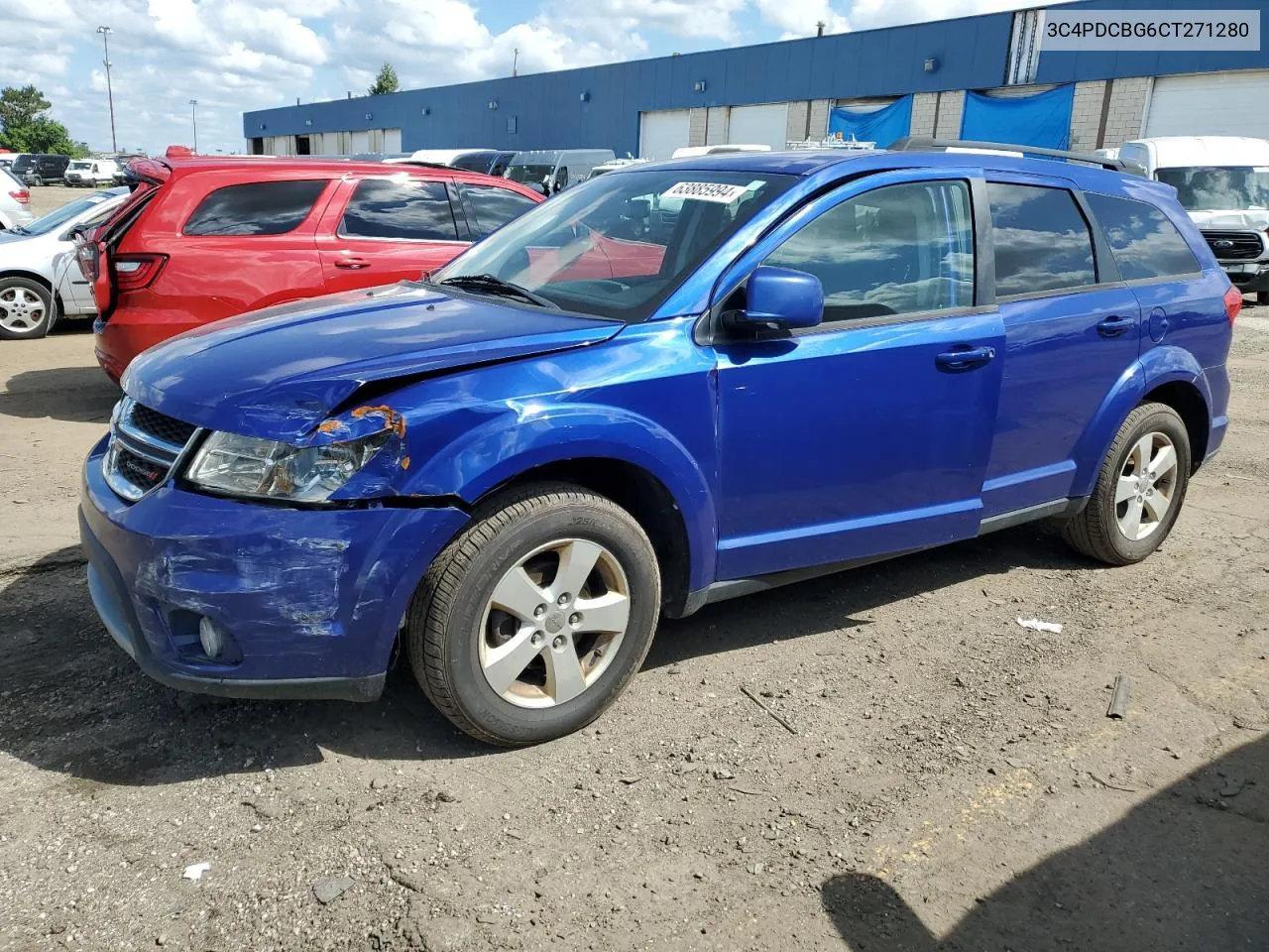 2012 Dodge Journey Sxt VIN: 3C4PDCBG6CT271280 Lot: 63885994