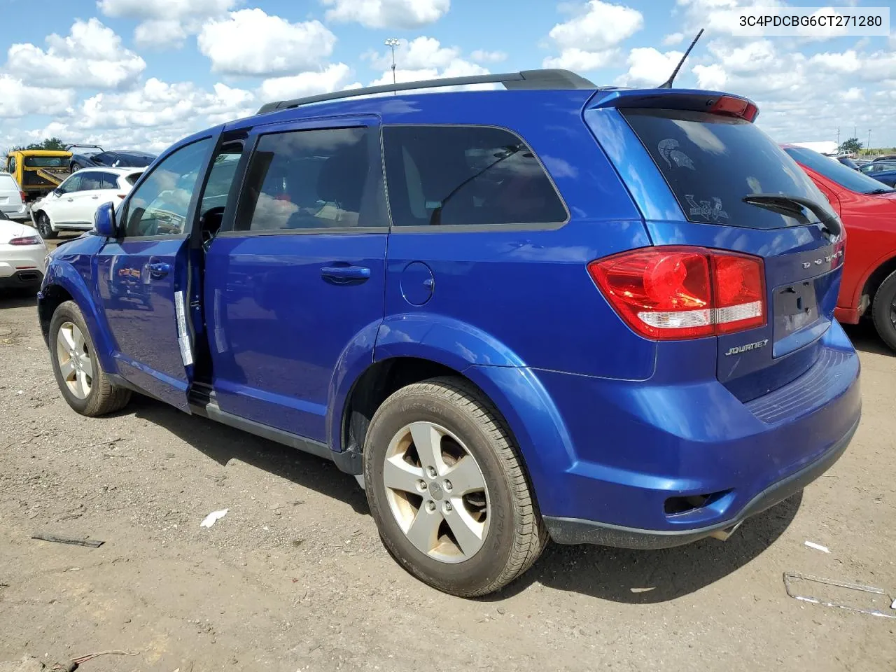 2012 Dodge Journey Sxt VIN: 3C4PDCBG6CT271280 Lot: 63885994