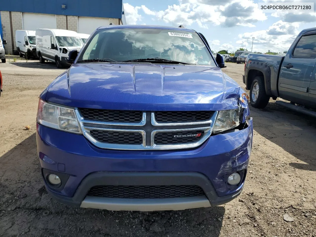 2012 Dodge Journey Sxt VIN: 3C4PDCBG6CT271280 Lot: 63885994