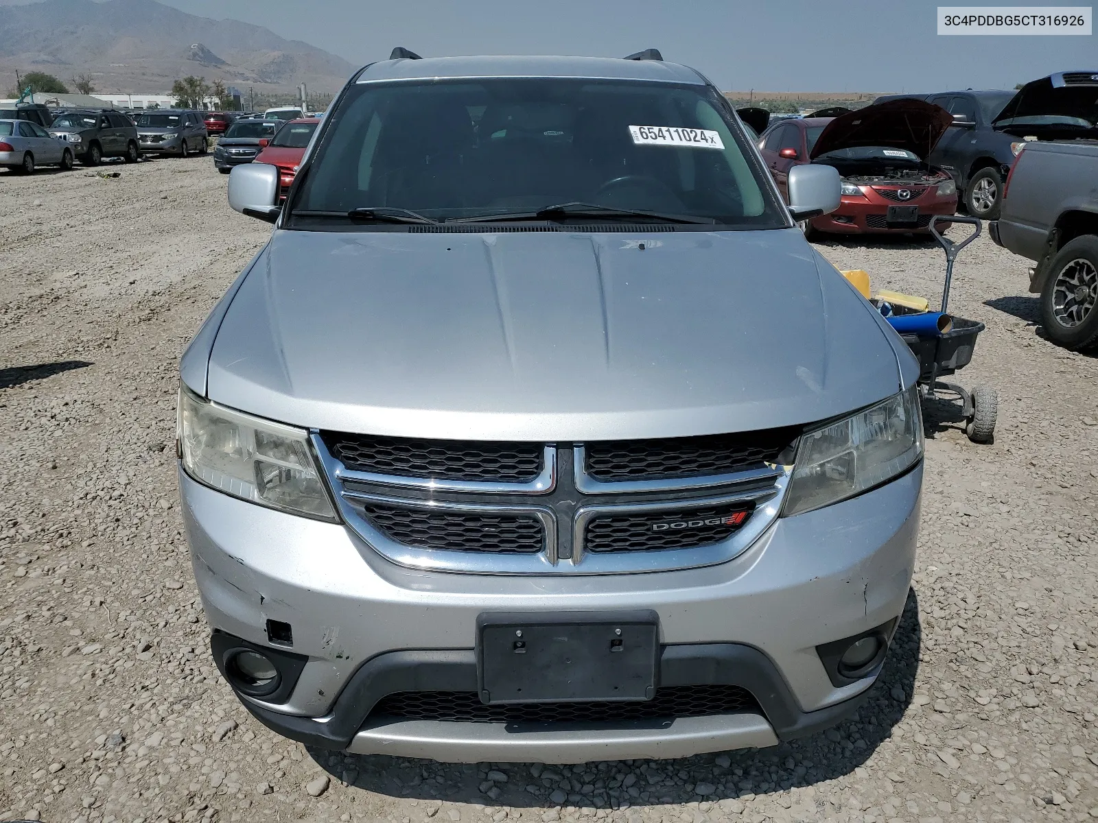 2012 Dodge Journey Sxt VIN: 3C4PDDBG5CT316926 Lot: 65411024