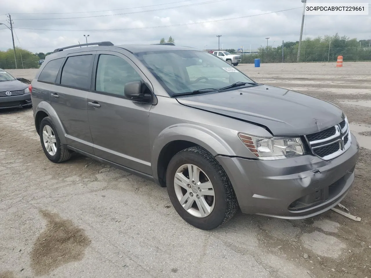 2012 Dodge Journey Se VIN: 3C4PDCAB9CT229661 Lot: 65743764