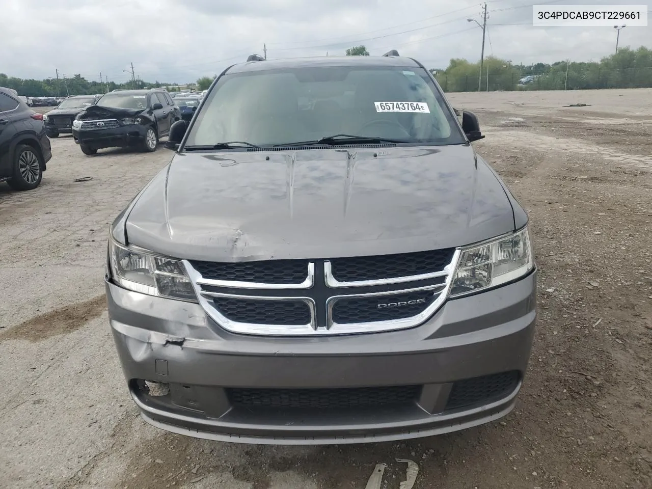 2012 Dodge Journey Se VIN: 3C4PDCAB9CT229661 Lot: 65743764