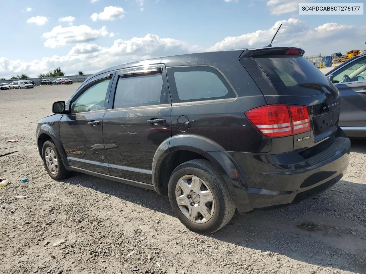 2012 Dodge Journey Se VIN: 3C4PDCAB8CT276177 Lot: 66533074