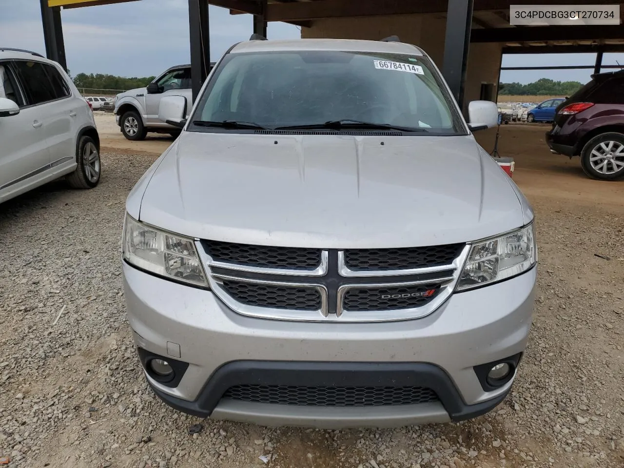 2012 Dodge Journey Sxt VIN: 3C4PDCBG3CT270734 Lot: 66784114