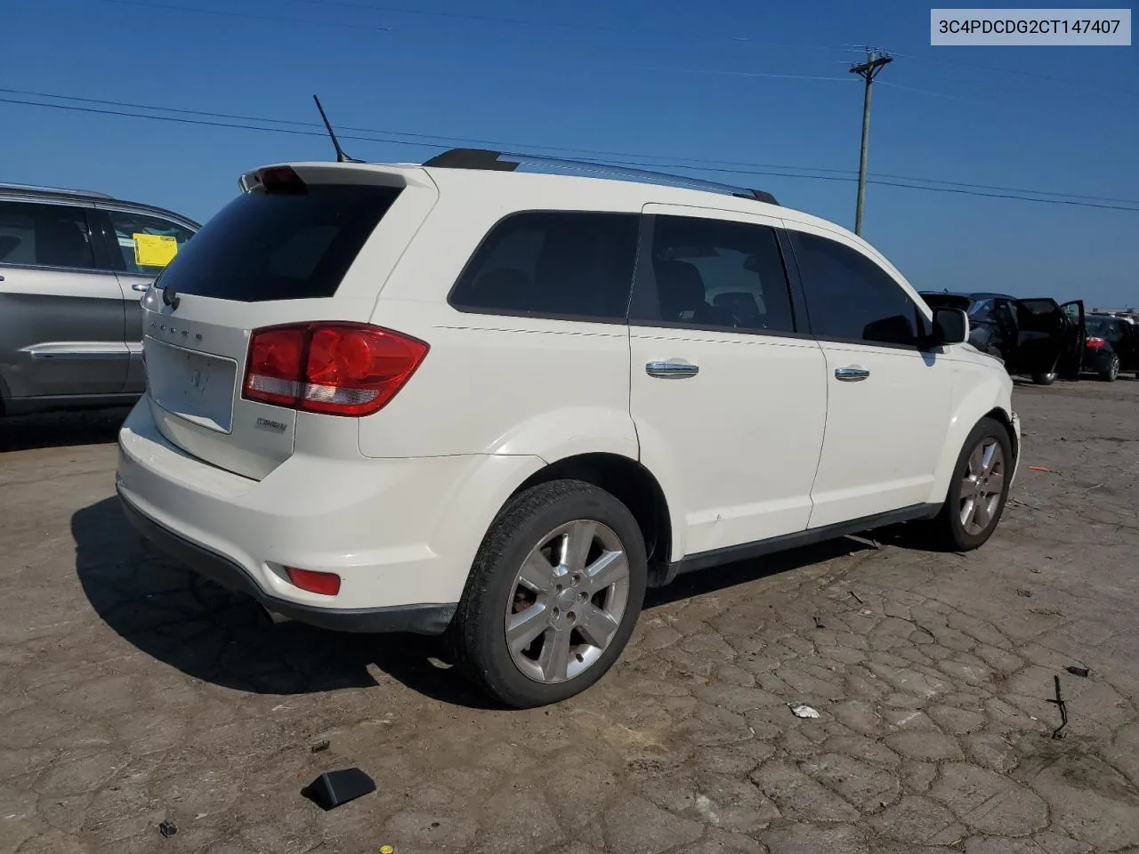 2012 Dodge Journey Crew VIN: 3C4PDCDG2CT147407 Lot: 67056384