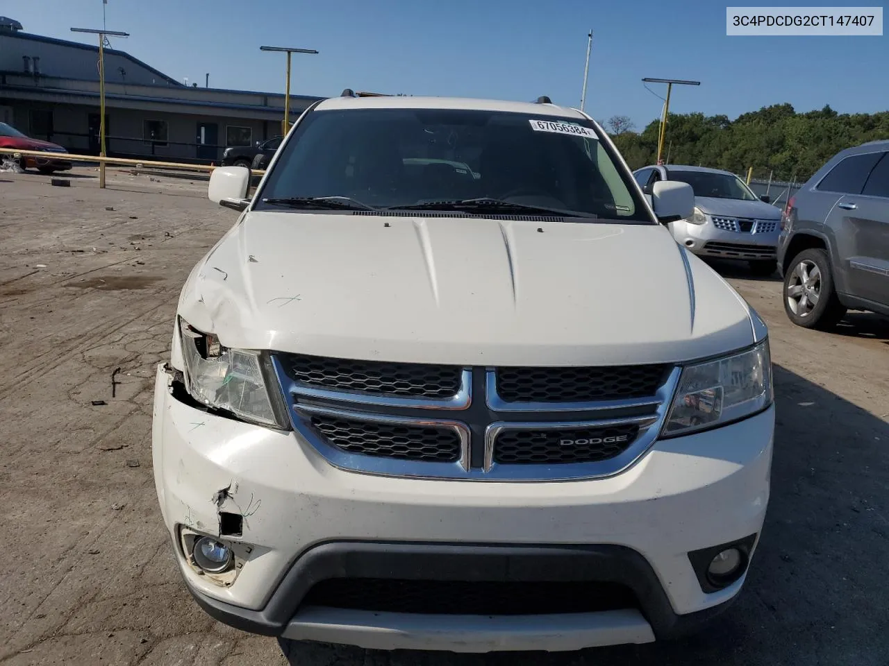 2012 Dodge Journey Crew VIN: 3C4PDCDG2CT147407 Lot: 67056384