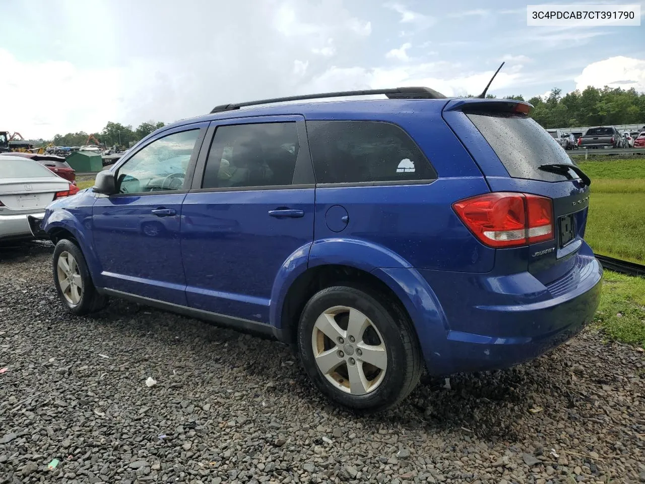 2012 Dodge Journey Se VIN: 3C4PDCAB7CT391790 Lot: 67490434