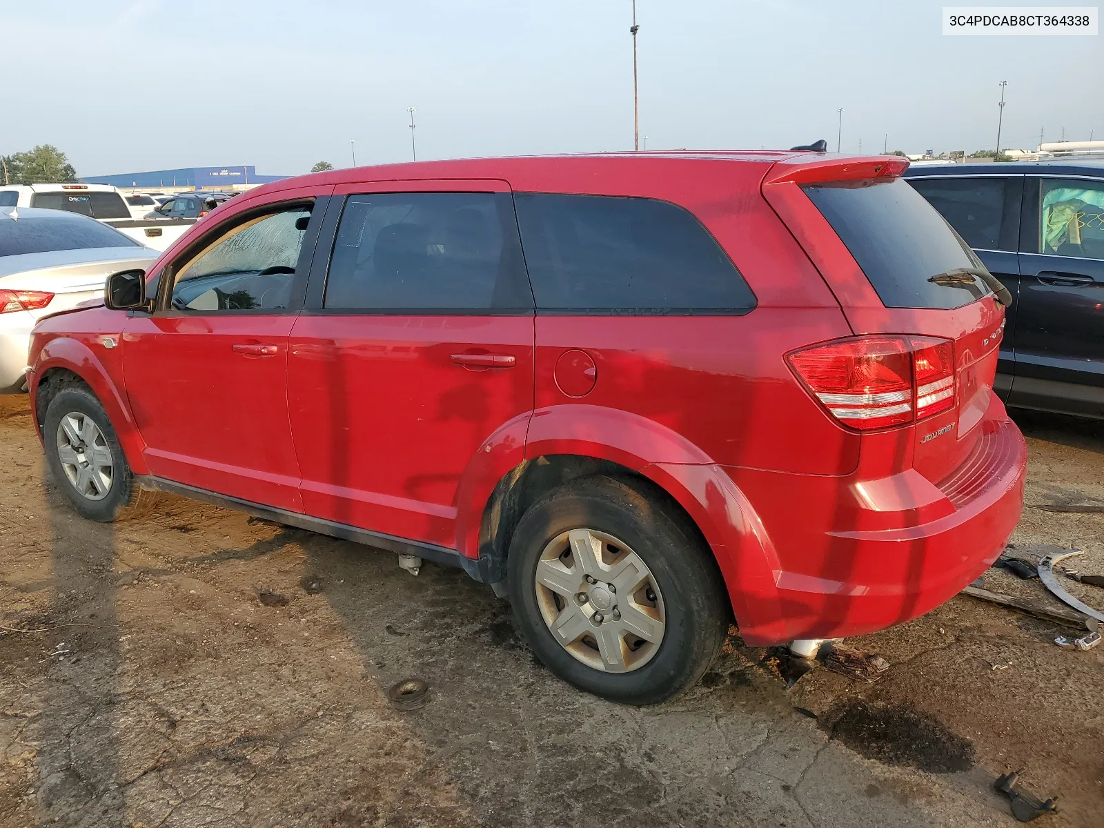 2012 Dodge Journey Se VIN: 3C4PDCAB8CT364338 Lot: 67537314