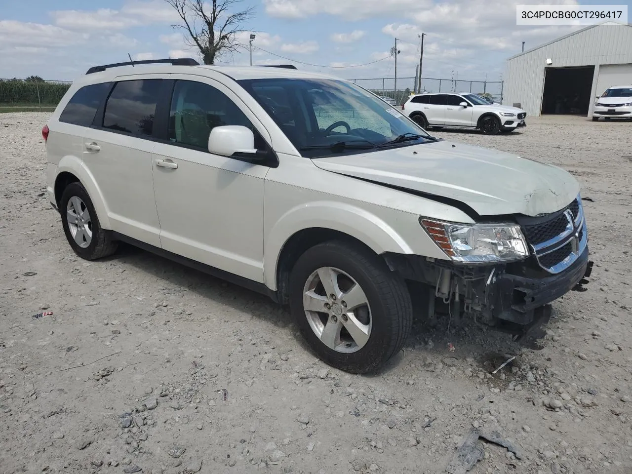 2012 Dodge Journey Sxt VIN: 3C4PDCBG0CT296417 Lot: 67887684