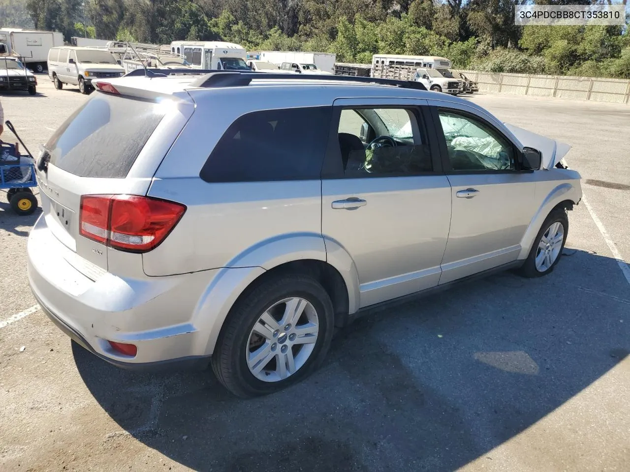 2012 Dodge Journey Sxt VIN: 3C4PDCBB8CT353810 Lot: 67905614