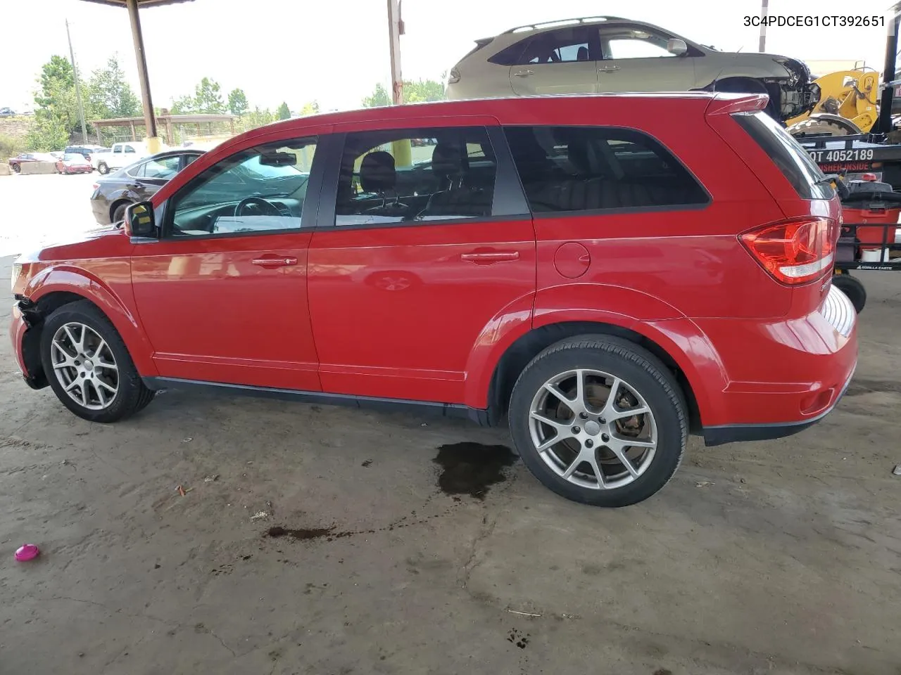 2012 Dodge Journey R/T VIN: 3C4PDCEG1CT392651 Lot: 68008474